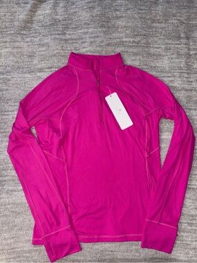 CRZ YOGA Bright Fuchsia Athletic Pullover